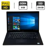 Ноутбук Б-клас Dell Latitude 7480 / 14" (1920x1080) IPS / Intel Core i5-7300U (2 (4) ядра по 2.6 - 3.5 GHz) / 8 GB DDR4 / 256 GB SSD / Intel HD Graphics 620 / WebCam / Windows 10 Pro б/в