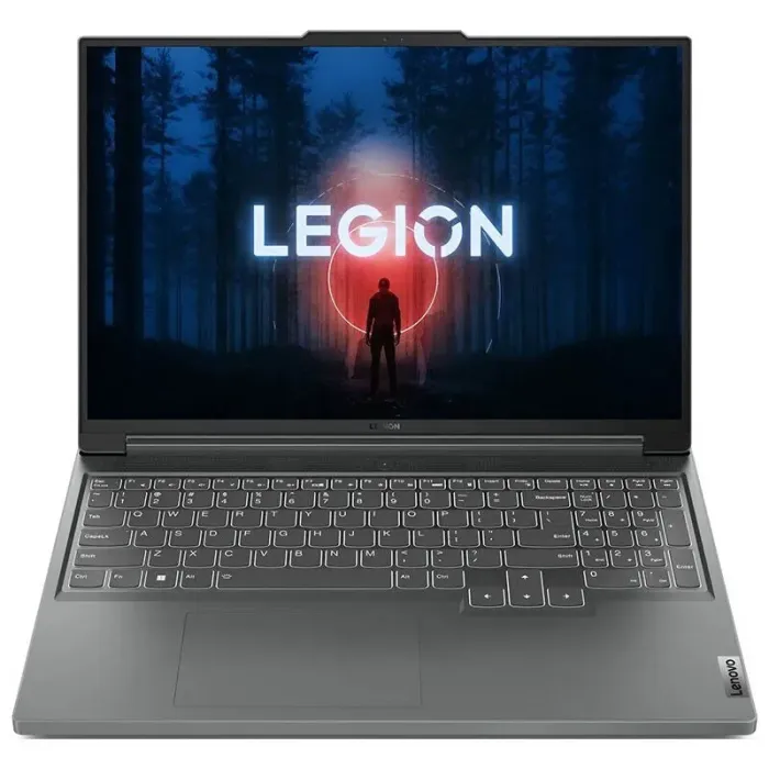 Ігровий ноутбук Lenovo Legion Slim 5 16APH8 / 16" (1920x1200) IPS / AMD Ryzen 7 7840HS (8 (16) ядер по 3.8 - 5.1 GHz) / 16 GB DDR5 / 512 GB SSD / nVidia GeForce RTX 4060, 8 GB GDDR6, 128-bit / WebCam б/в - зображення 2