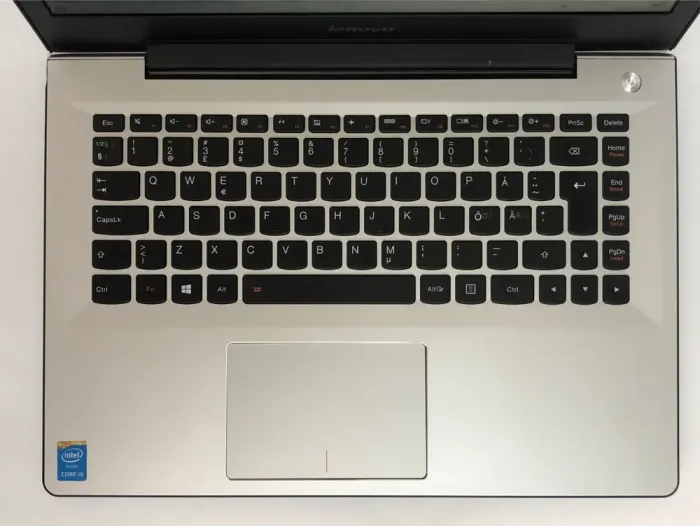 Ультрабук Б-клас Lenovo IdeaPad U41-70 / 14" (1920x1080) TN / Intel Core i5-5200U (2 (4) ядра по 2.2 - 2.7 GHz) / 8 GB DDR3 / 256 GB SSD / Intel HD Graphics 5500 / WebCam / Win 10 Home б/в - зображення 8