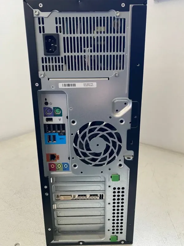 Робоча станція Б-клас HP Z420 Workstation Tower / Intel Xeon E5-2660 v2 (10 (20) ядер по 2.2 - 3.0 GHz) / 64 GB DDR3 / 240 GB SSD + 500 GB HDD / nVidia Quadro K2000, 2 GB GDDR5, 128-bit / DVD-ROM / HDMI б/в - зображення 4