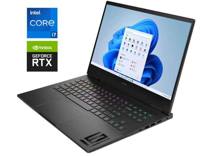 Ігровий ноутбук HP Omen Gaming 16-wd0073dx / 16.1" (1920x1080) IPS / Intel Core i7-13620H (10 (16) ядер по 2.4 - 4.9 GHz) / 16 GB DDR5 / 1000 GB SSD NVMe / nVidia GeForce RTX 4060, 8 GB GDDR6, 128-bit / WebCam б/в - зображення 1