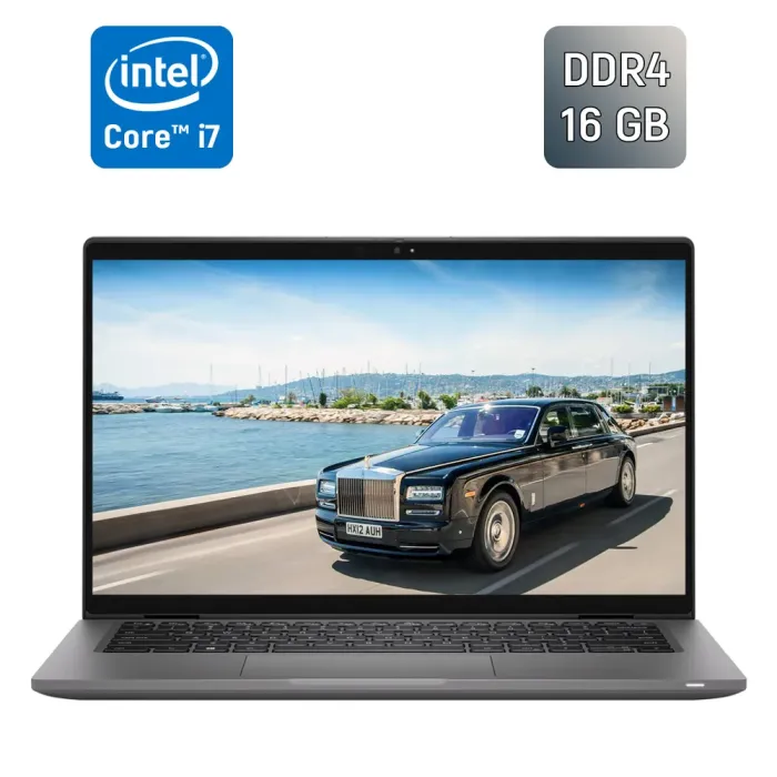 Ультрабук Dell Latitude 7430 / 14" (1920x1080) IPS / Intel Core i7-1265U (10 (12) ядер по 3.6 - 4.8 GHz) / 16 GB DDR4 / 512 GB SSD / Intel Iris Xe Graphics / Fingerprint / WebCam / Windows 11 б/в - зображення 1