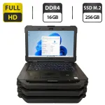 Захищений ноутбук Dell Latitude 5420 Rugged / 14" (1920x1080) IPS Touch / Intel Core i5-8350U (4 (8) ядра по 1.7 - 3.6 GHz) / 16 GB DDR4 / 256 GB SSD M.2 / Intel UHD Graphics 620 / WebCam / 4G LTE / Стилус / Fingerprint / Bluetooth / Два АКБ б/в