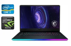 Ігровий ноутбук Б-клас MSI MS-17K2 / 17.3" (1920x1080) IPS / Intel Core i7-10750H (6 (12) ядер по 2.6 - 5.0 GHz) / 32 GB DDR4 / 1000 GB SSD / nVidia GeForce RTX 3070, 8 GB GDDR6, 256-bit / WebCam / Windows 10 б/в
