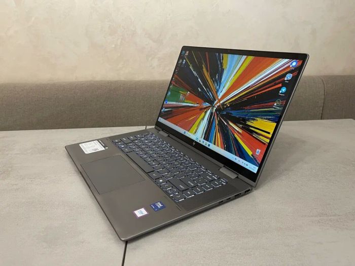 Ультрабук-трансформер Б-клас HP Envy x360 15-fe1073cl / 15.6" (1920x1080) IPS Touch / Intel Core Ultra 7 155U (12 (14) ядер по 1.7 - 4.8 GHz) / 16 GB DDR5 / 1000 GB SSD M.2 / Intel Graphics / WebCam / HDMI б/в - зображення 5