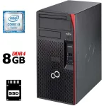 Комп'ютер Fujitsu Esprimo P557 Tower / Intel Core i3-6100 (2 (4) ядра по 3,7 ГГц) / 8 ГБ DDR4 / 120 ГБ SSD / Intel HD Graphics 530 б/в