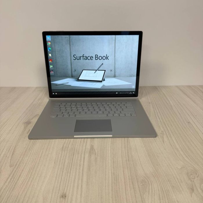 Ігровий ультрабук-трансформер Б-клас Microsoft Surface Book 3 / 15.0" (3240x2160) IPS Touch / Intel Core i7-1065G7 (4 (8) ядра по 1.3 - 3.9 GHz) / 32 GB DDR4 / 500 GB SSD NVMe / nVidia GeForce GTX 1660 Ti Max-Q, 6 GB GDDR6, 192-bit / WebCam б/в - зображення 2