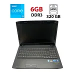 Ноутбук Acer Medion / 15.6" (1366x768) TN / Intel Core i3-370M (2 (4) ядра по 2.4 GHz) / 6 GB DDR3 / 320 GB HDD / Intel HD Graphics / WebCam б/в