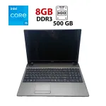 Ноутбук Acer 5755 / 15.6" (1366x768) TN / Intel Core i5-2430M (2 (4) ядра по 2.4 GHz) / 8 GB DDR3 / 500 GB HDD / Intel HD Graphics 3000 / WebCam б/в