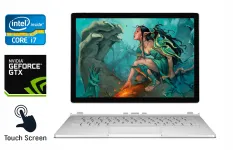 Ноутбук-трансформер Б-клас Microsoft Surface Book 2 / 15" (3240x2160) IPS Touch / Intel Core i7-8650U (4 (8) ядра по 1.9 - 4.2 GHz) / 16 GB DDR3 / 512 GB SSD / nVidia GeForce GTX 1060, 6 GB GDDR5, 192-bit / WebCam / SD Card Reader б/в