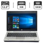 Нетбук HP EliteBook 2560p / 12.5" TN / Intel Core i5-2520M (2(4) ядра по 2.5-3.2 GHz) / 8GB DDR3 / 128GB SSD / HD Graphics 3000 / DVD-ROM / VGA б/в