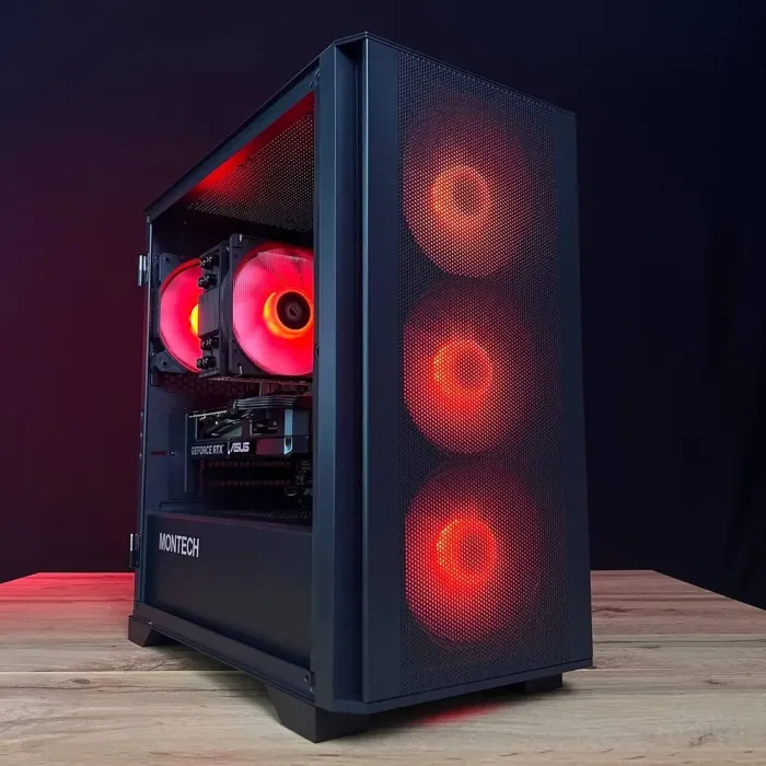 Збірка на замовлення: ігровий ПК Montech Air 100 ARGB Black Tower / AMD Ryzen 5 7500F (6 (12) ядер по 3,7 - 5,0 ГГц) / 32 ГБ DDR5 / 1000 ГБ SSD M.2 / nVidia GeForce RTX 5060, 8 ГБ GDDR7, 128-bit / 650W - зображення 2