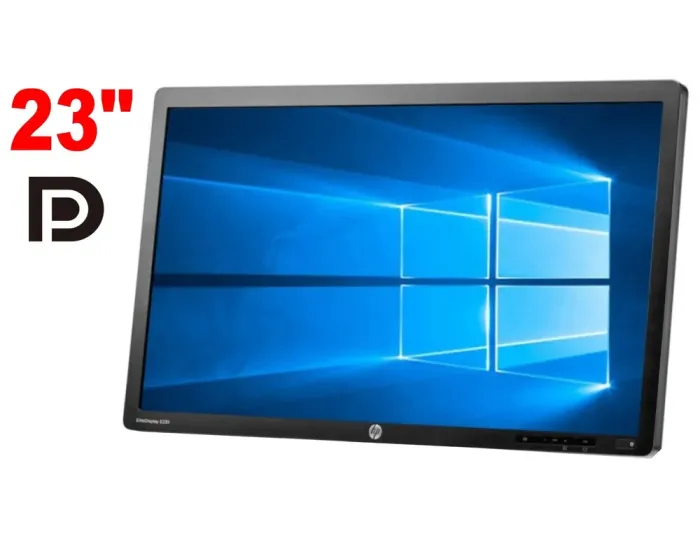 Монітор HP EliteDisplay E231 B-Class / 23" (1920x1080) TN / 1x DP, 1x DVI, 1x VGA, 2x USB 2.0 / VESA 100x100 / Поворотний / Без підставки б/в - зображення 1