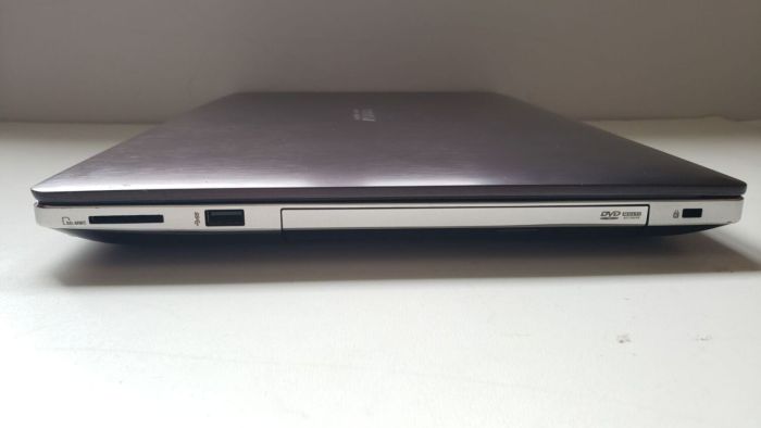 Ноутбук Б-клас Asus N550J / 15.6" (1920x1080) TN / Intel Core i7-4700HQ (4 (8) ядра по 2.4 - 3.4 GHz) / 16 GB DDR3 / 525 GB SSD / nVidia GeForce GT 750M, 2 GB GDDR3, 128-bit / WebCam б/в - зображення 5