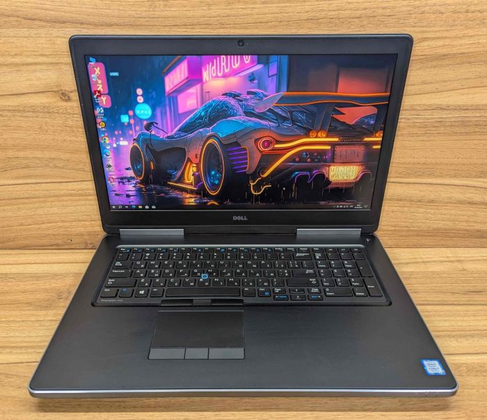 Мобільна робоча станція Dell Precision 7720 / 17.3" (1920x1080) IPS / Intel Core i7-7820HQ (4 (8) ядра по 2.9 - 3.9 GHz) / 32 GB DDR4 / 480 GB SSD / nVidia Quadro P3000, 6 GB GDDR5, 192-bit / WebCam / Windows 10 б/в - зображення 2