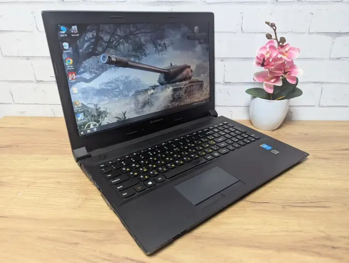 Ноутбук Б-клас Lenovo B50-70 / 15.6" (1366x768) TN / Intel Core i5-4210U (2 (4) ядра по 1.7 - 2.7 GHz) / 8 GB DDR3 / 128 GB SSD / Intel HD Graphics 4400 / WebCam б/в - зображення 7