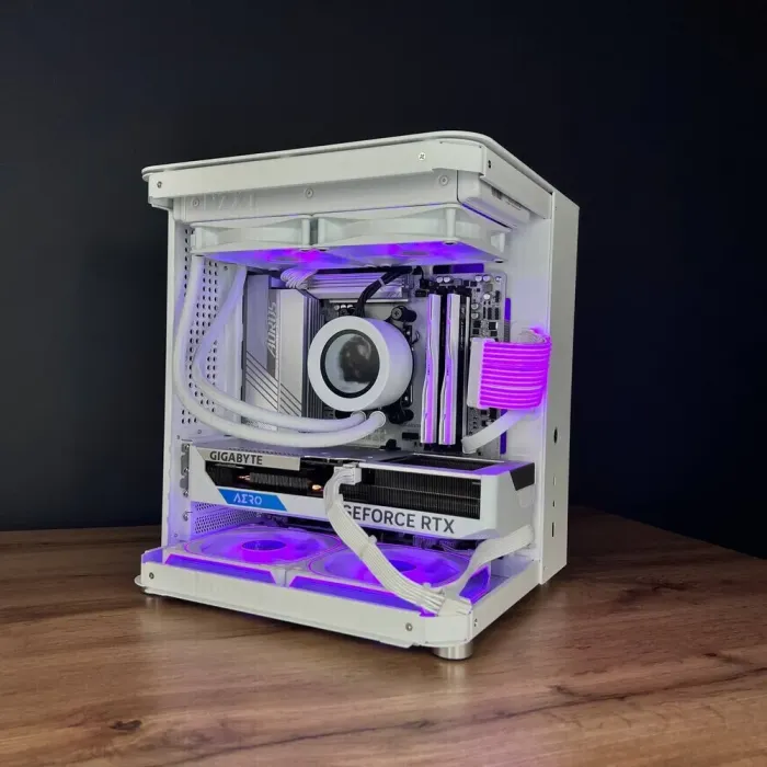 Збірка під замовлення: комп'ютер Jonsbo TK-1 White Tower / AMD Ryzen 5 7500F Tray (6 (12) ядер по 3.7 - 5.0 GHz) / 32 GB DDR5 / 1000 GB SSD M.2 / nVidia GeForce RTX 4060 Ti, 8 GB GDDR6, 128-bit / 850W - зображення 4