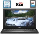 Нетбук Dell Latitude 7290 / 12.5" (1366x768) TN / Intel Core i5-8350U (4 (8) ядра по 1.7 - 3.6 GHz) / 8 GB DDR4 / 256 GB SSD / Intel UHD Graphics 620 / WebCam / USB 3.1 / HDMI б/в