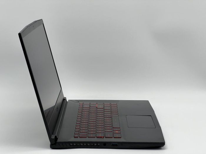 Ігровий ноутбук Б-класу MSI GF63 Thin 11UD-408CA / 15,6" (1920x1080) IPS / Intel Core i7-11800H (8 (16) ядер по 1,9 - 4,6 ГГц) / 16 ГБ DDR4 / 480 ГБ SSD / nVidia GeForce RTX 3050 TI, 4 ГБ GDDR6, 128-біт / Веб-камера б/в - зображення 3