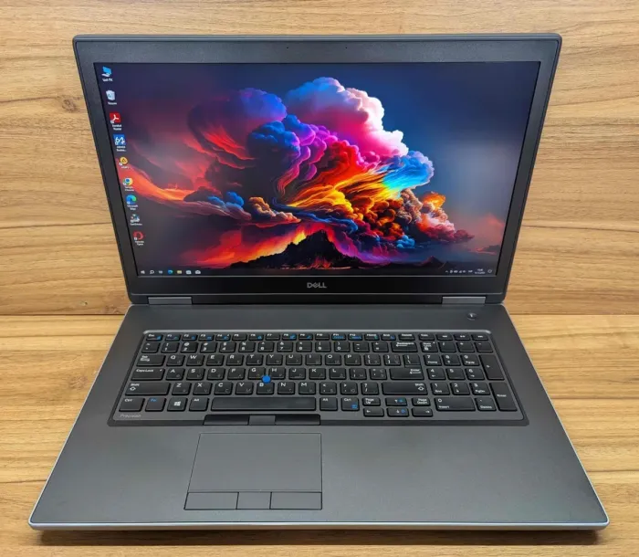 Мобільна робоча станція Dell Precision 7740 / 17.3" (1920x1080) IPS / Intel Core i7-9750H (6 (12) ядер по 2.6 - 4.5 GHz) / 64 GB DDR4 / 1000 GB SSD / nVidia Quadro RTX 4000, 8 GB GDDR6, 256-bit / WebCam / Windows 10 б/в - зображення 2