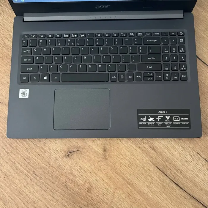 Ноутбук Б-клас Acer Aspire 5 A515-55 / 15.6" (1366x768) TN Touch / Intel Core i5-1035G1 (4 (8) ядра по 1.0 - 3.6 GHz) / 8 GB DDR4 / 256 GB SSD / Intel UHD Graphics / WebCam б/в - зображення 7
