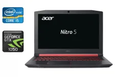Ігровий ноутбук Б-клас Acer Nitro 5 AN515-53 / 15.6" (1920x1080) IPS / Intel Core i5-8300H (4 (8) ядра по 2.3 - 4.0 GHz) / 16 GB DDR4 / 512 GB SSD / nVidia Geforce GTX 1050, 4 GB GDDR5, 128-bit / WebCam / HDMI б/в