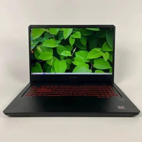 Ігровий ноутбук Asus TUF Gaming FX705DY / 17.3" (1920x1080) IPS / AMD Ryzen 5 3550H (4 (8) ядра по 2.1 - 3.7 GHz) / 16 GB DDR4 / 512 GB SSD / AMD Radeon RX 560, 4 GB GDDR5, 128-bit / WebCam / HDMI б/в - зображення 2