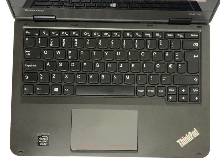 Нетбук-трансформер Lenovo ThinkPad Yoga 11e / 11.6" (1366x768) IPS Touch / Intel Celeron N2920 (4 ядра по 1.86 - 2.0 GHz) / 8 GB DDR3 / 192 GB SSD / Intel HD Graphics / WebCam / Win 10 Pro б/в - зображення 10