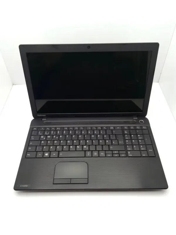 Ноутбук Toshiba C50 / 15.6" (1366x768) TN / AMD E1-2100 (2 ядра по 1.0 GHz) / 6 GB DDR3 / 120 GB SSD / AMD Radeon HD 8330 Graphics / WebCam б/в - зображення 2