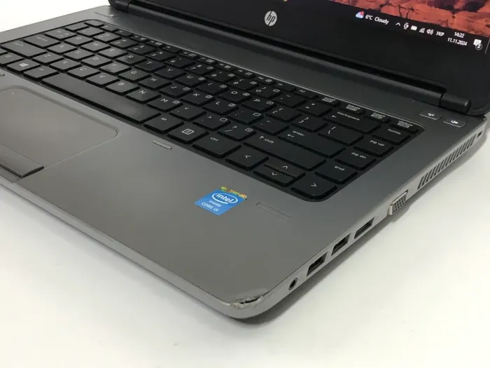 Ноутбук Б-клас HP ProBook 640 G1 / 14" (1366x768) TN / Intel Core i3-4000M (2 (4) ядра по 2.4 GHz) / 8 GB DDR3 / 320 GB HDD / Intel HD Graphic 4600 / WebCam / DVD-ROM / Win 10 Pro б/в - зображення 9