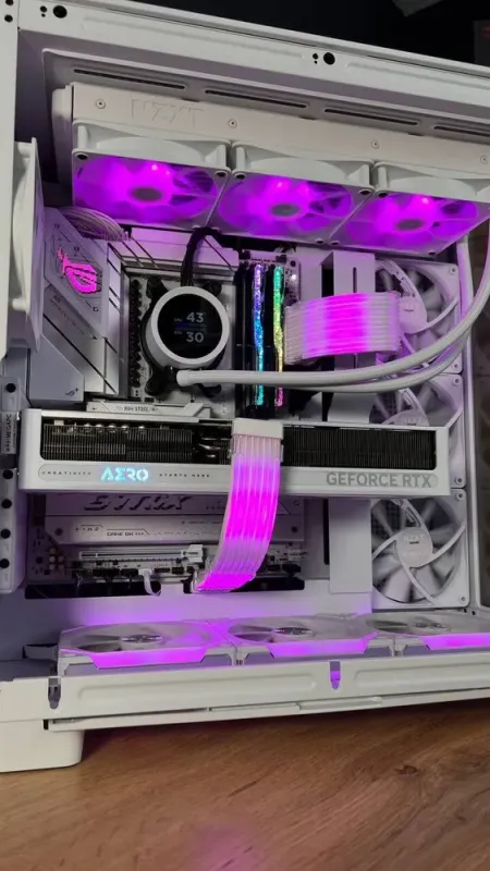 Збірка під замовлення: ігровий ПК NZXT H6 Flow White Tower / AMD Ryzen 9 7900X (12 (24) ядер по 4.7 - 5.6 GHz) / 32 GB DDR5 / 2000 GB SSD M.2 / nVidia GeForce RTX 5070, 12 GB GDDR7, 192-bit / 850W - зображення 8