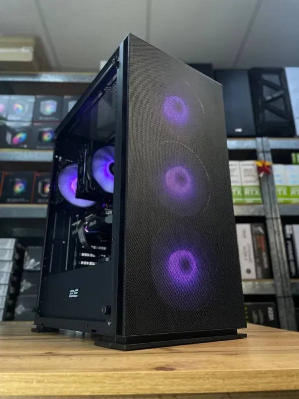 Збірка під замовлення: ігровий ПК 2E Gaming Virtus Neo G3301N Tower / AMD Ryzen 5 3600 (6 (12) ядер по 3.6 - 4.2 GHz) / 16 GB DDR4 / 1000 GB SSD M.2 / nVidia GeForce RTX 3060, 12 GB GB GDDR6, 192-bit / HDMI / 650W - зображення 2