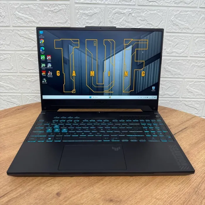 Ігровий ноутбук Asus TUF Gaming F15 FX507ZI4 / 15.6" (1920x1080) IPS / Intel Core i7-12700H (14 (20) ядер по 3.5 - 4.7 GHz) / 16 GB DDR4 / 1000 GB SSD / nVidia GeForce RTX 4070, 8 GB GDDR6, 128-bit / WebCam б/в - зображення 2