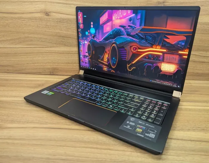 Ігровий ноутбук Б-класу MSI MS-17G3 / 17.3" (1920x1080) IPS / Intel Core i7-10875H (8 (16) ядер по 2.3 - 5.1 GHz) / 16 GB DDR4 / 512 GB SSD / nVidia GeForce RTX 2060, 6 GB GDDR6, 192-bit / WebCam / Windows 10 б/в - зображення 7