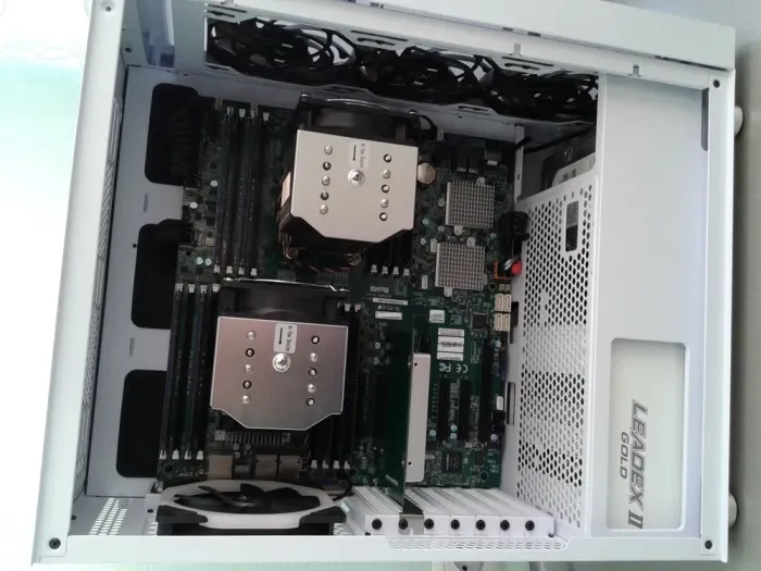 Сервер Vinga Mid Tower / 2x Intel Xeon E5-2680 v4 (14 (28) ядер по 2.4 - 3.3 GHz) / 128 GB DDR4 / 2 TB HDD / 1000W б/в - зображення 26