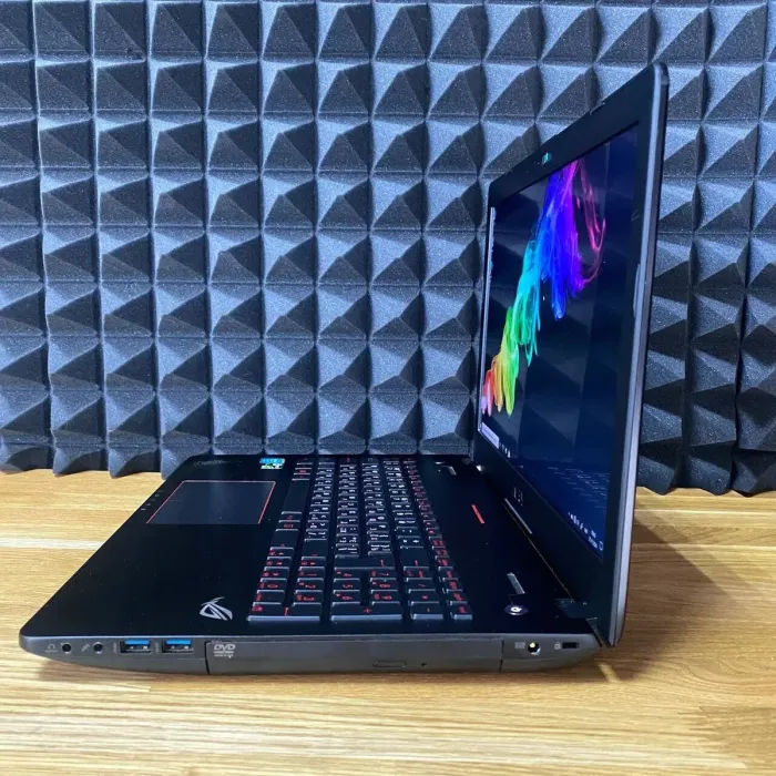 Ігровий ноутбук Б-клас Asus ROG G56JK / 15.6" (1920x1080) TN / Intel Core i7-4700HQ (4 (8) ядра по 2.4 - 3.4 GHz) / 16 GB DDR3 / 128 GB SSD / nVidia GeForce GTX 850M, 2 GB GDDR3, 128-bit / WebCam / DVD-ROM б/в - зображення 6