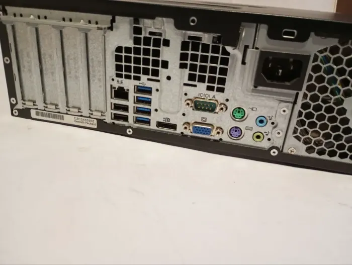 Комплект ПК: HP Compaq Pro 6300 SFF / Intel Core i5-3570S (4 ядра по 3.1 - 3.8 GHz) / 8 GB DDR3 / 500 GB HDD / Intel HD Graphics 2500 + Монітор Asus VH192D / 19" (1366x768) TN / 1x VGA / VESA 100x100 б/в - зображення 5