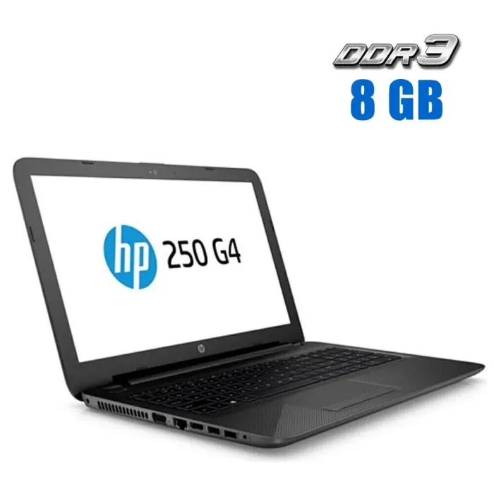 Ноутбук Б-клас HP 250 G4 / 15.6" (1366x768) TN / Intel Core i3-5005U (2 (4) ядра по 2.0 GHz) / 8 GB DDR3 / 120 GB SSD / Intel HD Graphics 5500 / WebCam б/в - зображення 1