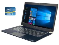 Ультрабук Toshiba Tecra X40 / 14" (1920x1080) TN / Intel Core i5-7200U (2 (4) ядра по 2.5 - 3.1 GHz) / 8 GB DDR4 / 240 GB SSD / Intel HD Graphics 620 / WebCam / Win 10 Pro б/в