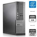 Комп'ютер Dell OptiPlex 3020 SFF / Intel Core i5-4570 (4 ядра по 3,2 - 3,6 ГГц) / 8 ГБ DDR3 / 250 ГБ HDD / Intel HD Graphics 4600 / DVD-ROM б/в
