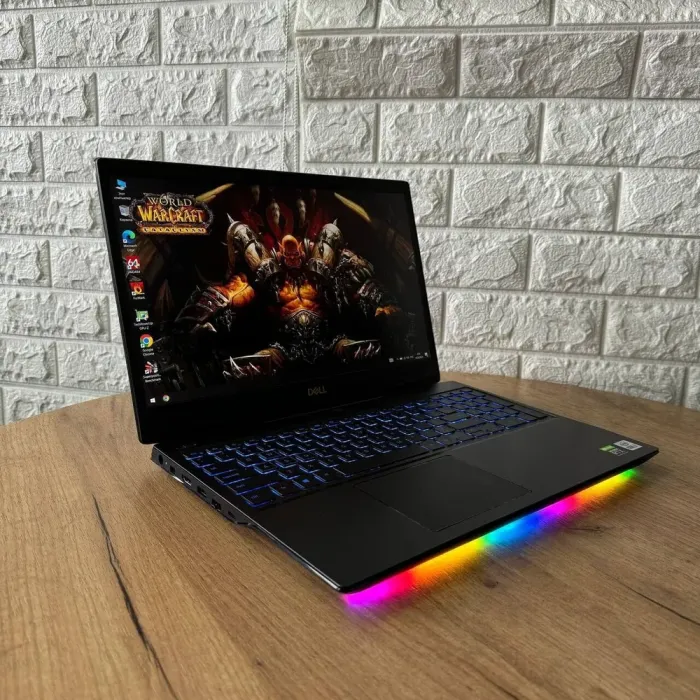 Ігровий ноутбук Dell G5 5500 / 15.6" (1920x1080) IPS / Intel Core i7-10750H (6 (12) ядер по 2.6 - 5.0 GHz) / 16 GB DDR4 / 512 GB SSD / nVidia GeForce RTX 2060, 6 GB GDDR6, 192-bit / WebCam б/в - зображення 4