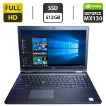 Ноутбук Dell Latitude 5591 / 15.6" (1920x1080) TN / Intel Core i5-8400H (4 (8) ядра по 2.5 - 4.2 GHz) / 16 GB DDR4 / 512 GB SSD / nVidia GeForce MX130, 2 GB GDDR5, 64-bit / WebCam б/в
