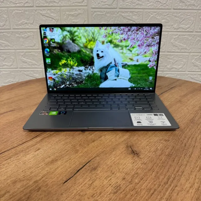 Ультрабук Asus ZenBook 14 Q407IQ / 14" (1920x1080) IPS / AMD Ryzen 5 4500U (6 ядер по 2.3 - 4.0 GHz) / 8 GB DDR4 / 256 GB SSD / nVidia GeForce MX350, 2 GB GDDR5, 64-bit / WebCam б/в - зображення 2