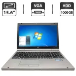 Ноутбук HP EliteBook 8560p / 15.6" (1366x768) TN / Intel Core i7-2620M (2 (4) ядра по 2.7 - 3.4 GHz) / 6 GB DDR3 / 1000 GB HDD / Intel HD Graphics 3000 / WebCam б/в