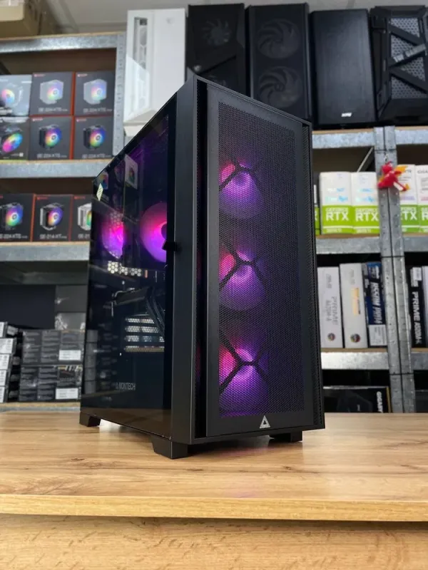 Збірка під замовлення: Montech Air 1000 Premium Tower / AMD Ryzen 5 5600 (6 (12) ядер по 3.5 - 4.4 GHz) / 16 GB DDR4 / 1000 GB SSD M.2 / AMD Radeon RX 6700 XT, 12 GB GDDR6, 192-bit / HDMI / 750W б/в - зображення 2