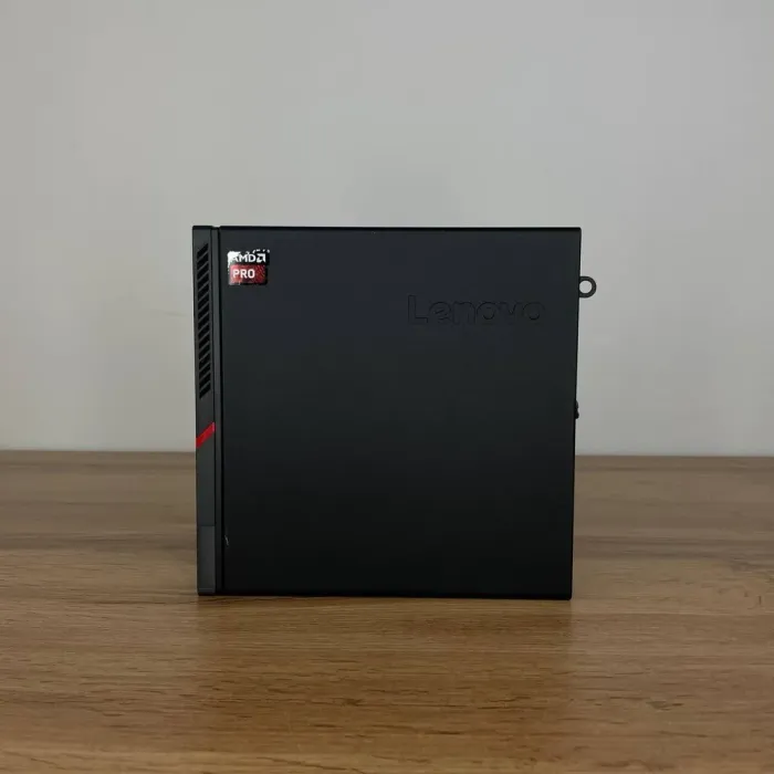 Неттоп Lenovo ThinkCentre M715q USFF / AMD Pro A6-8570E (2 ядра по 3.0 - 3.4 GHz) / 8 GB DDR4 / 120 GB SSD / AMD Radeon R5 Graphics / DisplayPort б/в - зображення 3