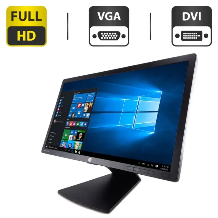 Монітор HP EliteDisplay E231/23" (1920x1080) TN/VGA, DVI, DisplayPort + Кабель живлення б/в - зображення 1