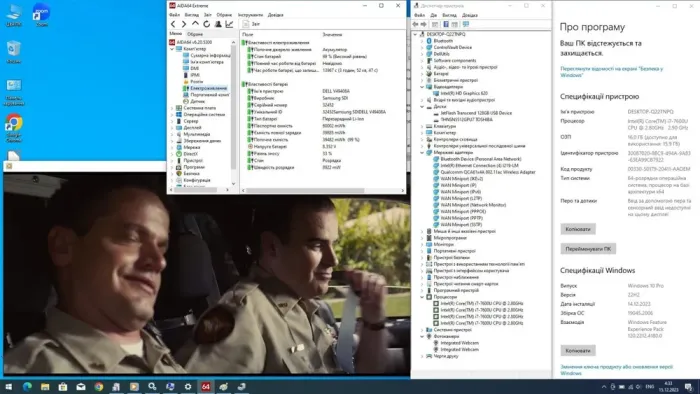 Ультрабук Dell Latitude 7480 / 14" (1920x1080) IPS / Intel Core i7-7600U (2 (4) ядра по 2.8 - 3.9 GHz) / 16 GB DDR4 / 512 GB SSD / Intel HD Graphics 620 / WebCam б/в - зображення 8