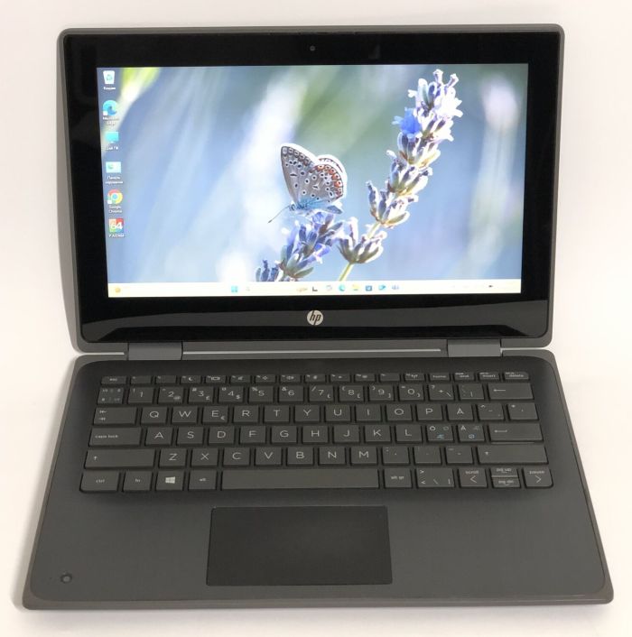 Нетбук-трансформер Б-клас HP ProBook x360 11 G5 EE / 11.6" (1366x768) TN Touch / Intel Pentium Silver N5030 (4 ядра по 1.1 - 3.1 GHz) / 8 GB DDR4 / 256 GB SSD / Intel HD Graphics 605 / WebCam / Win 11 Pro б/в - зображення 2