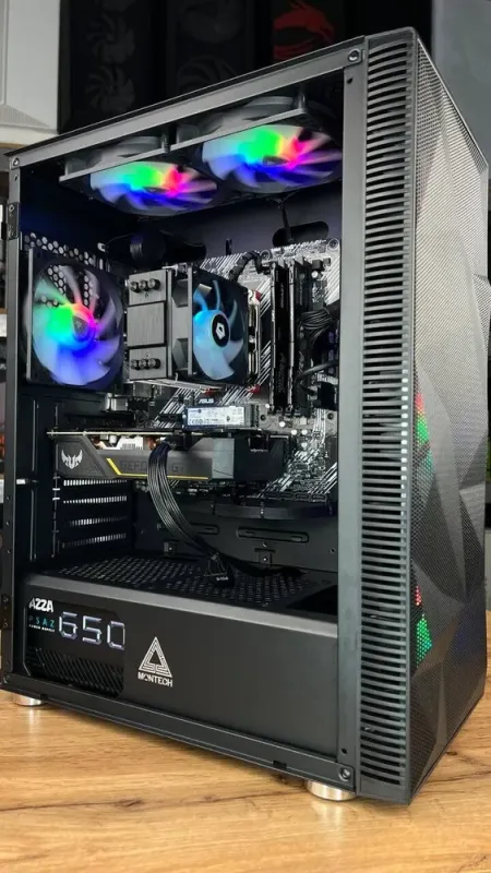 Збірка під замовлення: ігровий ПК Montech X3 Tower / AMD Ryzen 5 3600 (6 (12) ядер по 3.6 - 4.2 GHz) / 16 GB DDR4 / 1000 GB SSD M.2 / nVidia GeForce GTX 1660 Ti, 6 GB GDDR6, 192-bit / 650W / HDMI б/в - зображення 5